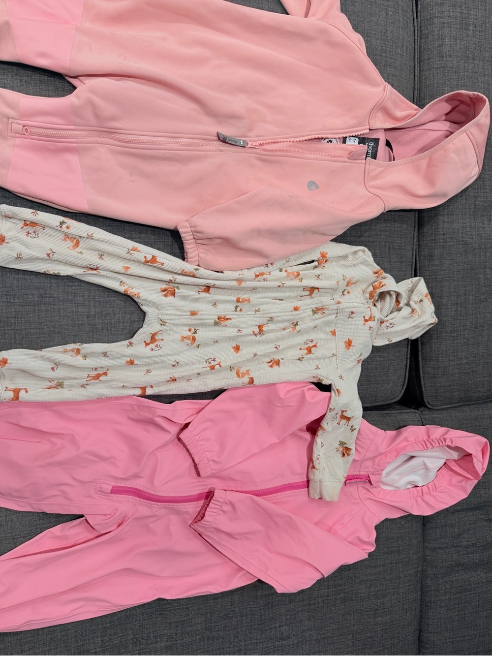 Set of 3 Waterproof and thermal onesie